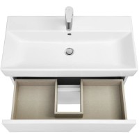 Комплект мебели белый матовый 80 см Roca Oleta A857640501 + 3274C500Y + A857647501