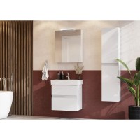 Комплект мебели белый матовый 60 см Roca Oleta A857639501 + 3274C400Y + A857645501