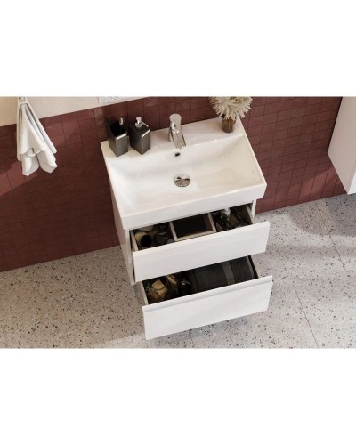 Комплект мебели белый глянец 60 см Roca Oleta A857639806 + 3274C400Y + A857646806