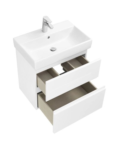 Комплект мебели белый глянец 60 см Roca Oleta A857639806 + 3274C400Y + A857645806