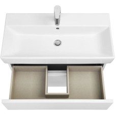 Комплект мебели белый глянец 80 см Roca Oleta A857640806 + 3274C500Y + A857647806