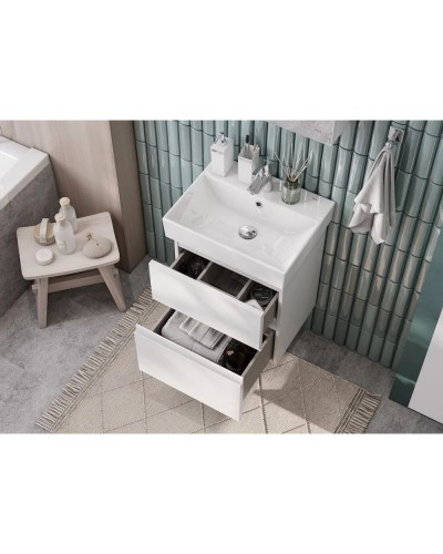 Комплект мебели белый глянец 50 см Roca Oleta A857638806 + 3274C300Y + A857644806