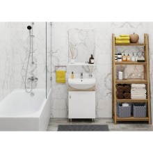 Комплект мебели дуб сонома/белый глянец 56,5 см Onika Эко 105204