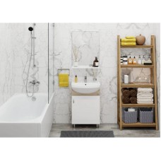 Комплект мебели дуб сонома/белый глянец 56,5 см Onika Эко 105204