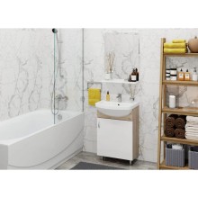 Комплект мебели дуб сонома/белый глянец 56,5 см Onika Эко 105204