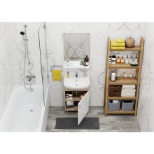 Комплект мебели дуб сонома/белый глянец 56,5 см Onika Эко 105204