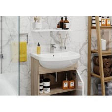 Комплект мебели дуб сонома/белый глянец 56,5 см Onika Эко 105204