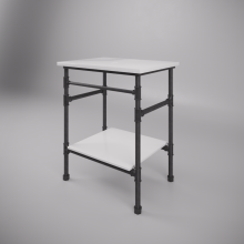 LOFT - 700 (каркас 700х500 / столешница 700 мм / полка 700 / зеркало 700 мм )