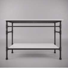 LOFT -1000 (каркас 1000х500 / столешница 1000 мм / полка 1000 / зеркало 1000 мм)