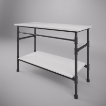 LOFT -1000 (каркас 1000х500 / столешница 1000 мм / полка 1000 / зеркало 1000 мм)