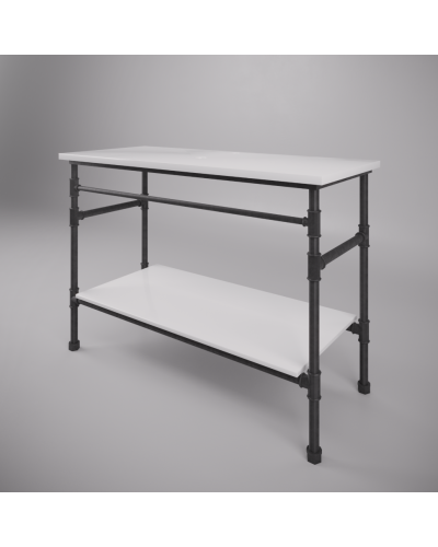 LOFT -1000 (каркас 1000х500 / столешница 1000 мм / полка 1000 / зеркало 1000 мм)