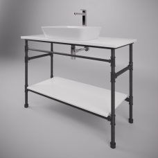 LOFT -1000 (каркас 1000х500 / столешница 1000 мм / полка 1000 / зеркало 1000 мм)