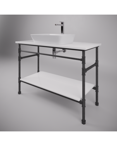 LOFT -1000 (каркас 1000х500 / столешница 1000 мм / полка 1000 / зеркало 1000 мм)