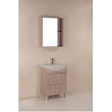 Комплект мебели ясень шимо светлый 61,5 см Onika Дельта 106090 + 1.3120.3.S00.11B.0 + 206060