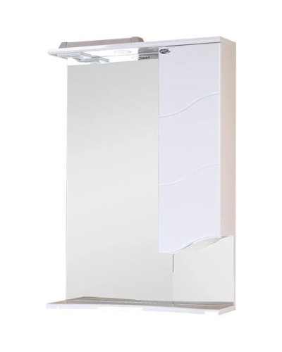 Комплект мебели белый глянец 61,5 см Onika Лайн 106043 + 4620008192772 + 205820