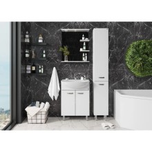 Комплект мебели белый глянец 62 см Onika Коралл 106042 + UM-ERI60/1 + 206001