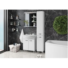 Комплект мебели белый глянец 62 см Onika Коралл 106042 + UM-ERI60/1 + 206001