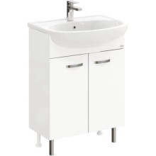 Комплект мебели белый глянец 62 см Onika Коралл 106042 + UM-ERI60/1 + 206001