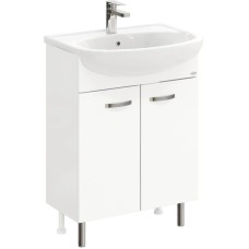 Комплект мебели белый глянец 62 см Onika Коралл 106042 + UM-ERI60/1 + 206001