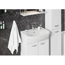 Комплект мебели белый глянец 62 см Onika Коралл 106042 + UM-ERI60/1 + 206001