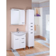 Комплект мебели белый глянец 61 см Onika Балтика 106041 + 1WH110246 + 205816