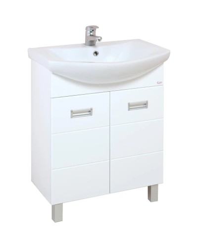 Комплект мебели белый глянец 61 см Onika Балтика 106040 + 1WH110246 + 205815