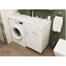 Комплект мебели белый глянец 120 см Onika Нави 106021 + 612002 + 205513