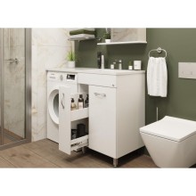 Комплект мебели белый глянец 120 см Onika Нави 106021 + 612002 + 205513