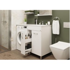 Комплект мебели белый глянец 120 см Onika Нави 106021 + 612002 + 205513