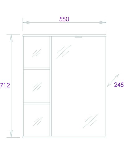 Комплект мебели белый глянец 120 см Onika Нави 106021 + 612002 + 205513