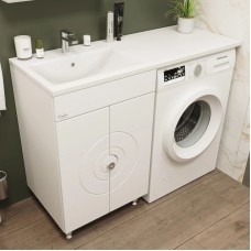 Комплект мебели белый глянец 120 см Onika Космос 106019 + 612001 + 205531