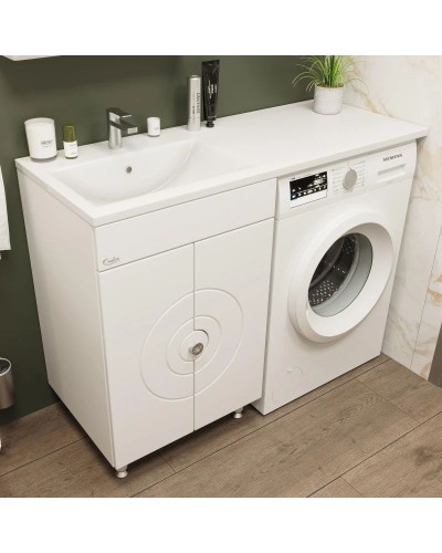 Комплект мебели белый глянец 120 см Onika Космос 106019 + 612001 + 205531