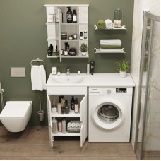 Комплект мебели белый глянец 120 см Onika Космос 106019 + 612001 + 205531