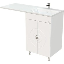 Комплект мебели белый глянец 120 см Onika Космос 106019 + 612002 + 205531