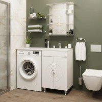 Комплект мебели белый глянец 120 см Onika Космос 106019 + 612002 + 205531