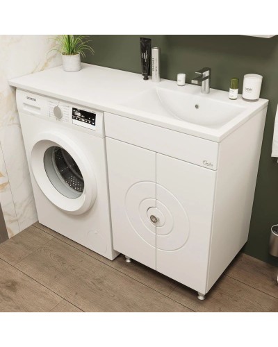 Комплект мебели белый глянец 120 см Onika Космос 106019 + 612002 + 205531