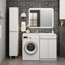 Комплект мебели белый глянец 120 см Onika Милтон Нова 105802 + FC-00001870 + 210018