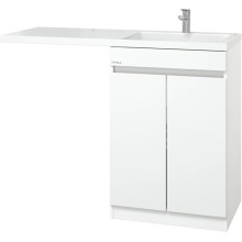 Комплект мебели белый глянец 120 см Onika Милтон Нова 105802 + FC-00001870 + 210018