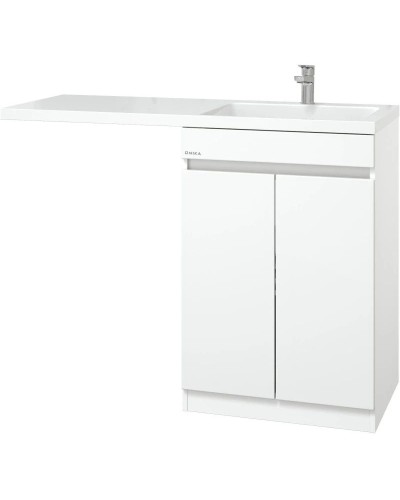 Комплект мебели белый глянец 120 см Onika Милтон Нова 105802 + FC-00001870 + 210018