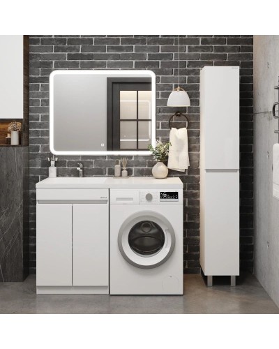 Комплект мебели белый глянец 120 см Onika Милтон Нова 105802 + FC-00001871 + 210018