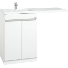 Комплект мебели белый глянец 120 см Onika Милтон Нова 105802 + FC-00001871 + 210018