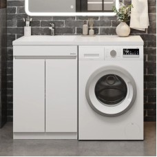 Комплект мебели белый глянец 120 см Onika Милтон Нова 105802 + FC-00001871 + 210018