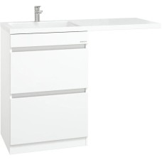 Комплект мебели белый глянец 120 см Onika Милтон 105801 + FC-00001871 + 210018