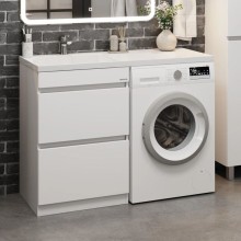 Комплект мебели белый глянец 120 см Onika Милтон 105801 + FC-00001871 + 210018