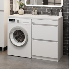 Комплект мебели белый глянец 120 см Onika Милтон 105801 + FC-00001870 + 210018