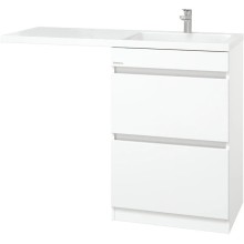 Комплект мебели белый глянец 120 см Onika Милтон 105801 + FC-00001870 + 210018