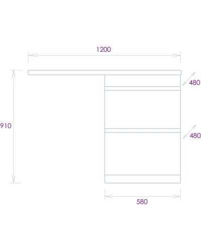 Комплект мебели белый глянец 120 см Onika Милтон 105801 + FC-00001870 + 210018