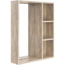 Комплект мебели дуб сонома/серый матовый 55,5 см Onika Милтон 105560 + 4620008192765 + 206070