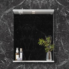 Комплект мебели белый глянец 55,5 см Onika Коралл 105558 + 4620008192765 + 205501