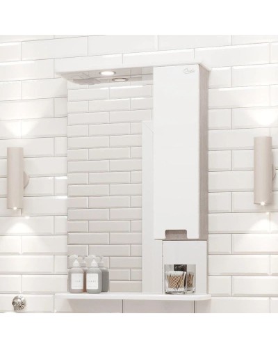 Комплект мебели белый глянец/кастелло 55 см Onika Харпер 105557 + UM-CAR55/1 + 205216